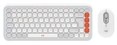 Logitech Pop Icon Bluetooth Klavye & Mouse Seti Beyaz 920-013076