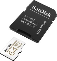 SanDisk Max Endurance 64GB 100/40MB/s microSDXC C10 V30 Hafıza Kartı SDSQQVR-064G-GN6IA