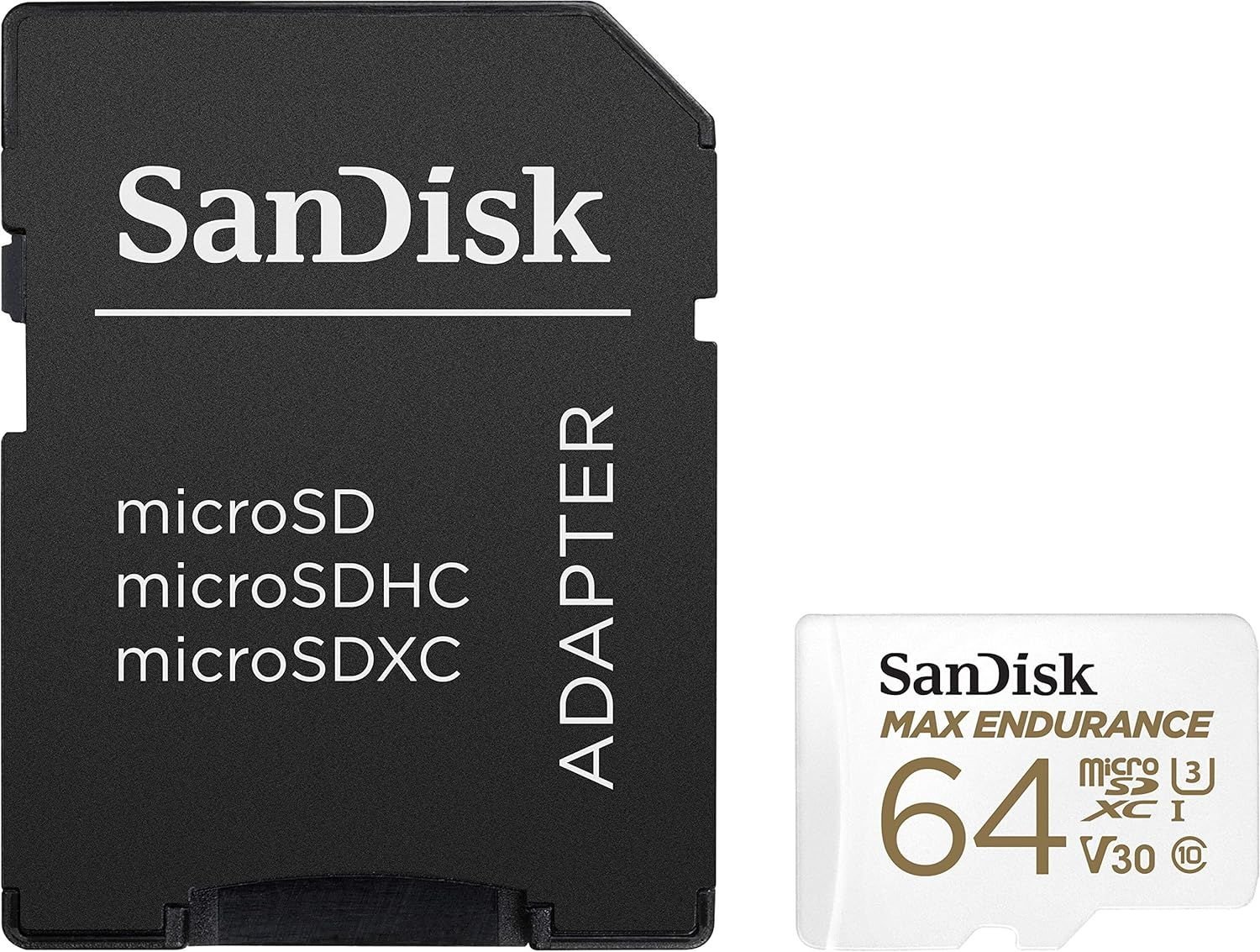 SanDisk Max Endurance 64GB 100/40MB/s microSDXC C10 V30 Hafıza Kartı SDSQQVR-064G-GN6IA