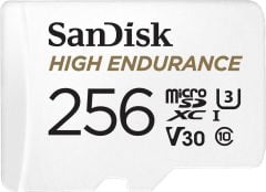 SanDisk High Endurance 256GB 100/40MB/s microSDXC C10 V30 Adaptörlü Hafıza Kartı SDSQQNR-256G-GN6IA