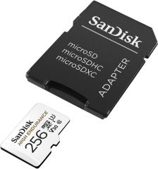 SanDisk High Endurance 256GB 100/40MB/s microSDXC C10 V30 Adaptörlü Hafıza Kartı SDSQQNR-256G-GN6IA