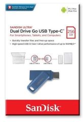SanDisk Ultra Dual Drive Go 128GB SDDDC3-128G-G46NB USB & Type-C Flash Bellek Navy Blue