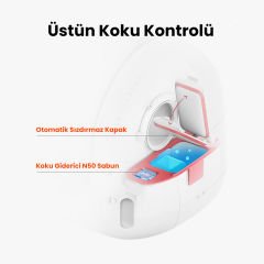 Petkit Pura Max Akıllı Kedi Tuvaleti (BEYAZ)