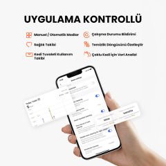 Petkit Pura Max Akıllı Kedi Tuvaleti (BEYAZ)
