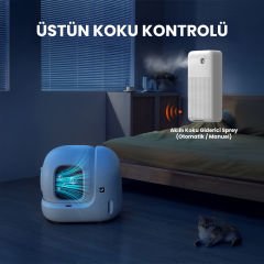 Petkit Pura Max Akıllı Kedi Tuvaleti (BEYAZ)
