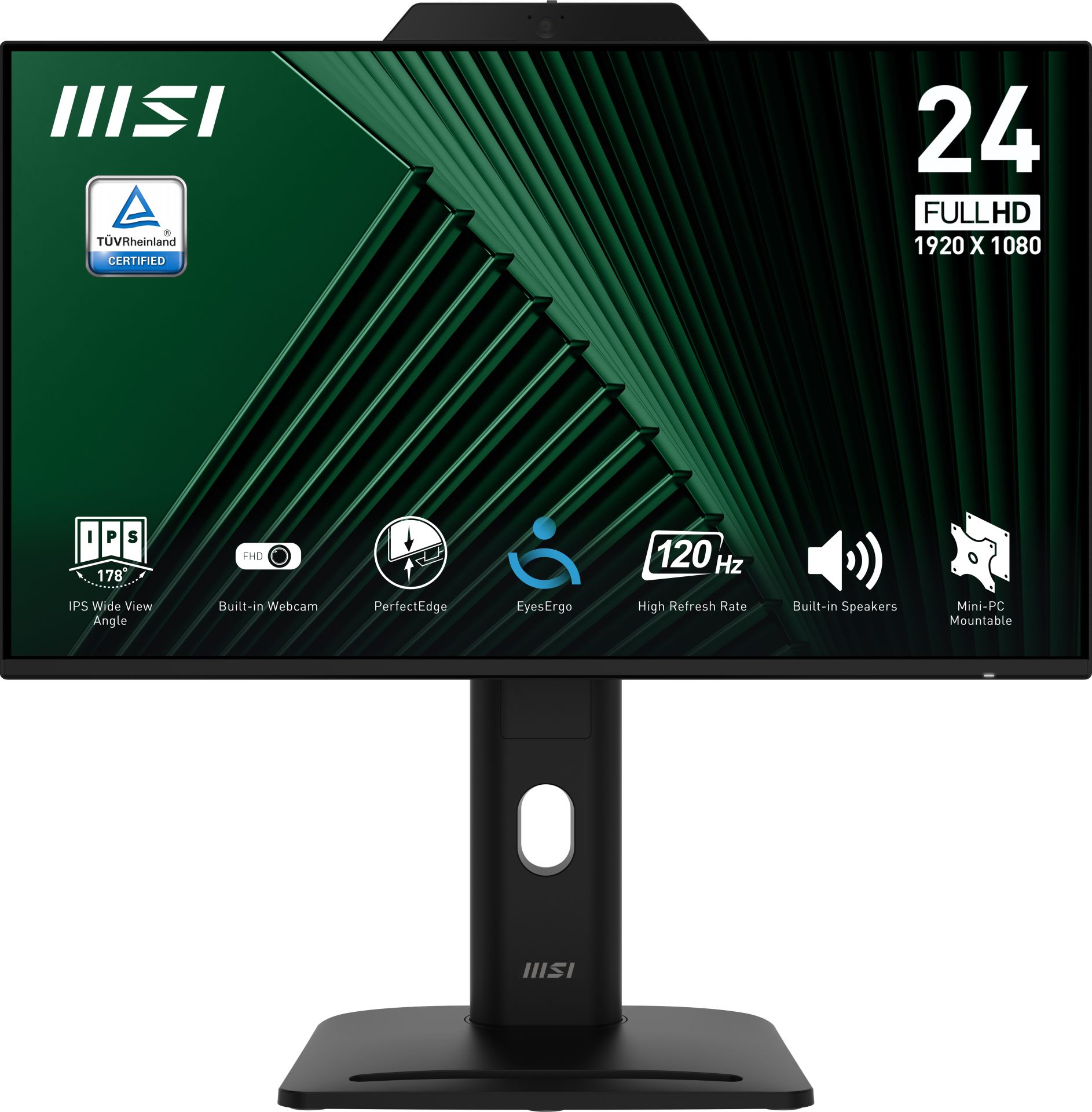 MSI PRO MP242PMG 23.8 FHD FLAT IPS 120HZ 1MS ADAPTIVE-SYNC PIVOT MONITOR