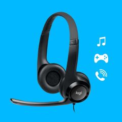 Logitech H390 USB Gürültü Önleyici Mikrofonlu Kulaklık - Siyah 981-000406