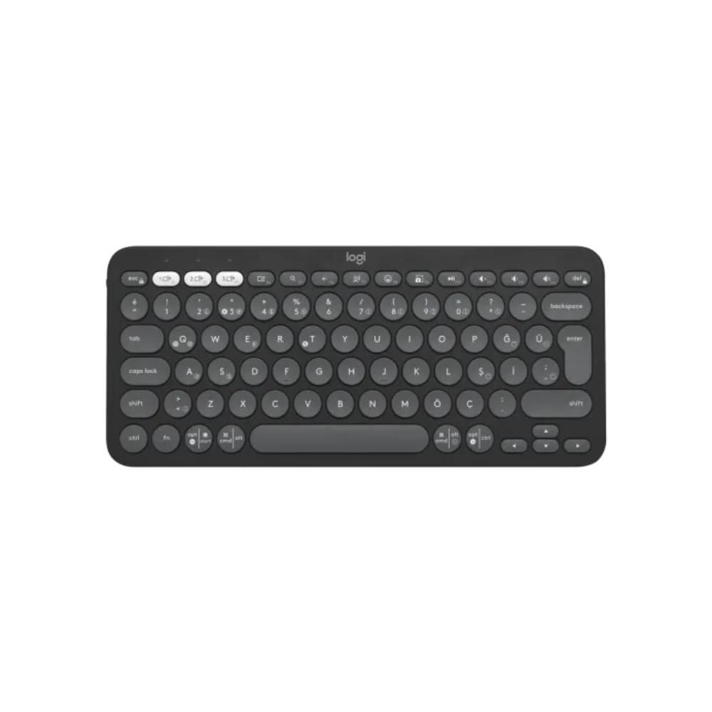Logitech Pebble Keys 2 K380s Multi-Device Bluetooth Klavye - Grafit 920-011859