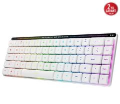 Asus ROG Falchion RX Low Profile SpeedNova Kablosuz Gaming Klavye Beyaz TR 90MP03EC-BKYA10