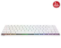 Asus ROG Falchion RX Low Profile SpeedNova Kablosuz Gaming Klavye Beyaz TR 90MP03EC-BKYA10