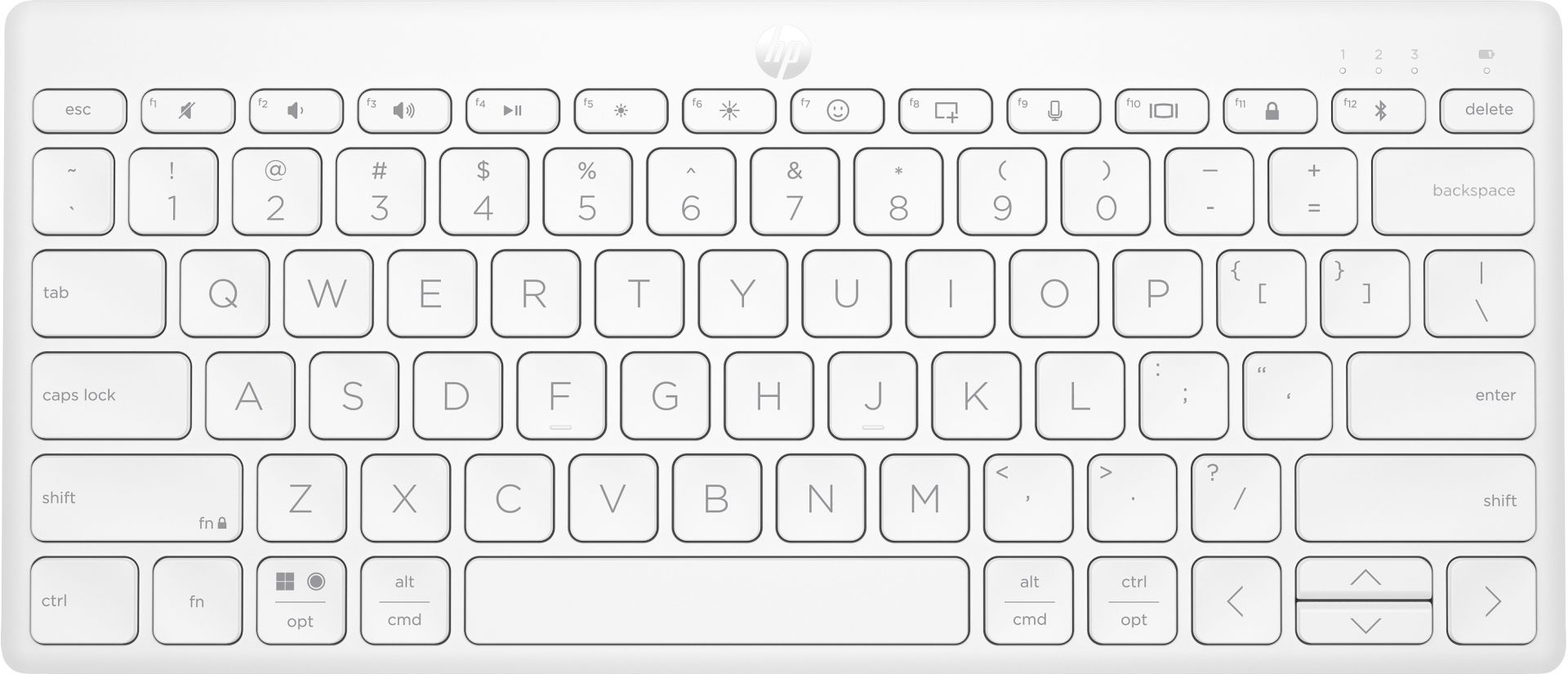 HP 350 Bluetooth Kablosuz Klavye Beyaz 692T0AA