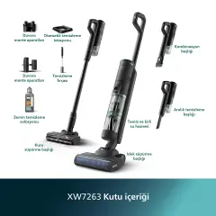 Philips XW7263/11 Aquatrio Kablosuz Islak ve Kuru Süpürge