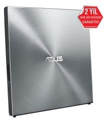 Asus ZENDRIVE-U5S SDRW-08U5S-U M-Disk Destekli Metal Kasa İnce USB Harici Optik Yazıcı Okuyucu Gümüş 90DD0112-M29000