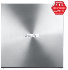 Asus ZENDRIVE-U5S SDRW-08U5S-U M-Disk Destekli Metal Kasa İnce USB Harici Optik Yazıcı Okuyucu Gümüş 90DD0112-M29000