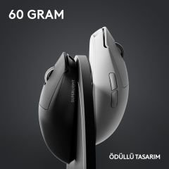 Logitech G PRO X Superlight 2 Lighspeed Kablosuz Oyuncu Mouse - Siyah 910-006631