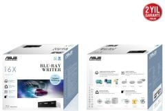 Asus BW-16D1HT M-DISC SATA Siyah Optik Okuyucu (Kutusuz) 90DD0200-B20010