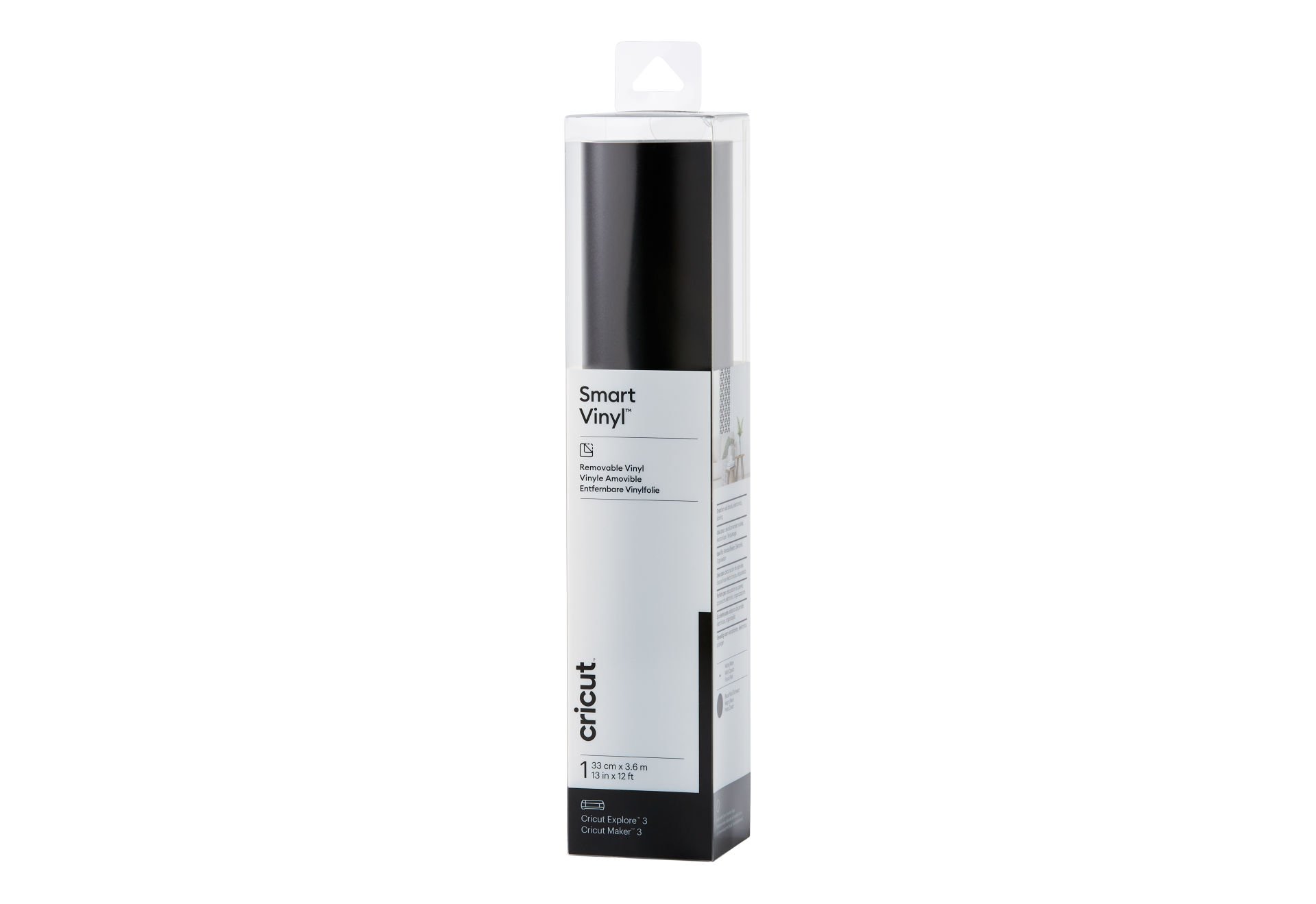 Cricut Smart Vinil Geçici 33X366cm 1 Sayfa Siyah 2009051