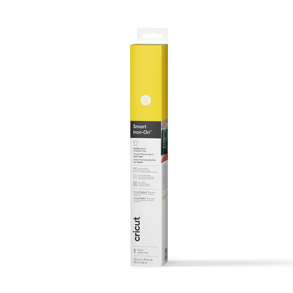 Cricut 2011319 Ironon 33X91 cm Yellow