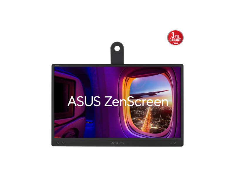 Asus ZenScreen MB166CR 15.6'' IPS FHD USB-C, 5ms, Mat Ekran, 360° Stand, Düşük Mavi Işık 90LM07D3-B03170