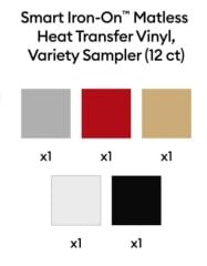 Cricut 2011691 Joy Smart Vinil Kalici 14x30cm 5 Sayfa