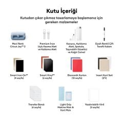 Cricut 2012185 Joy 2 Başlangiç Paketi̇ (Kesi̇ci̇ Maki̇ne + Sarf Malzemeleri̇ Paketi̇)
