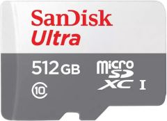 SanDisk Ultra 512GB 100MB/S microSDXC UHS-I Hafıza Kartı SDSQUNR-512G-GN3MN