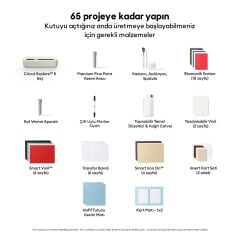 Cricut 2012405 Explore 5 Başlangiç Paketi̇ (Kesi̇ci̇ Maki̇ne + Sarf Malzemeler Paketi̇)