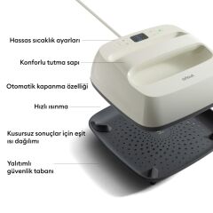 Cricut 2012467 Easypress Se 23x23 Cm Isitici Krem + Easypress Mati