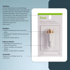 Cricut Maker Gravür Ucu Quickswap Yuvalı 2006978