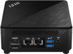 MSI CUBI 5 12M-001EU I7-1255U 16GB DDR4 512GB SSD W11P SIYAH MINI DT PC