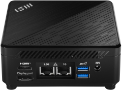 MSI CUBI 5 12M-001EU I7-1255U 16GB DDR4 512GB SSD W11P SIYAH MINI DT PC