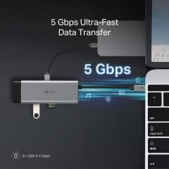 TP-Link UH7021C USB Type-C 7 si 1 Arada Dönüştürücü