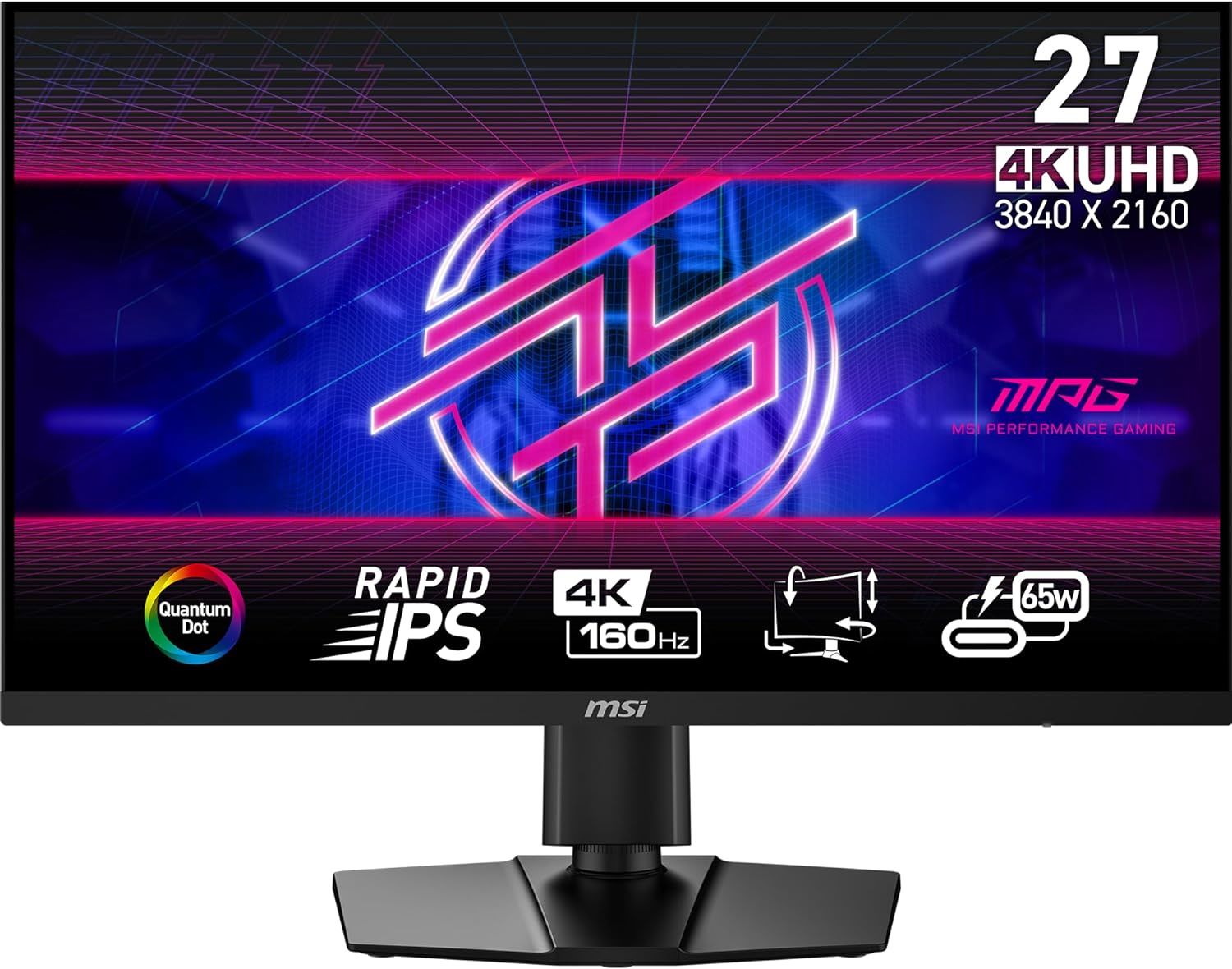 MSI MPG 274URF QD 27'' UHD FLAT RAPID IPS 160HZ 0.5MS GTG ADAPTIVE-SYNC GAMING MONİTÖR