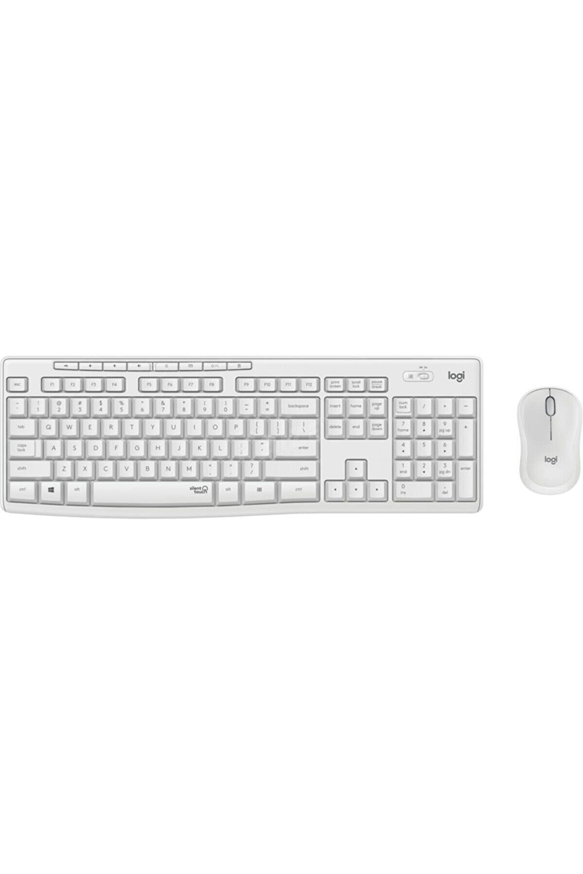 Logitech MK295 Kablosuz Sessiz Klavye Mouse Set 920-010089 Beyaz