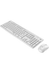 Logitech MK295 Kablosuz Sessiz Klavye Mouse Set 920-010089 Beyaz
