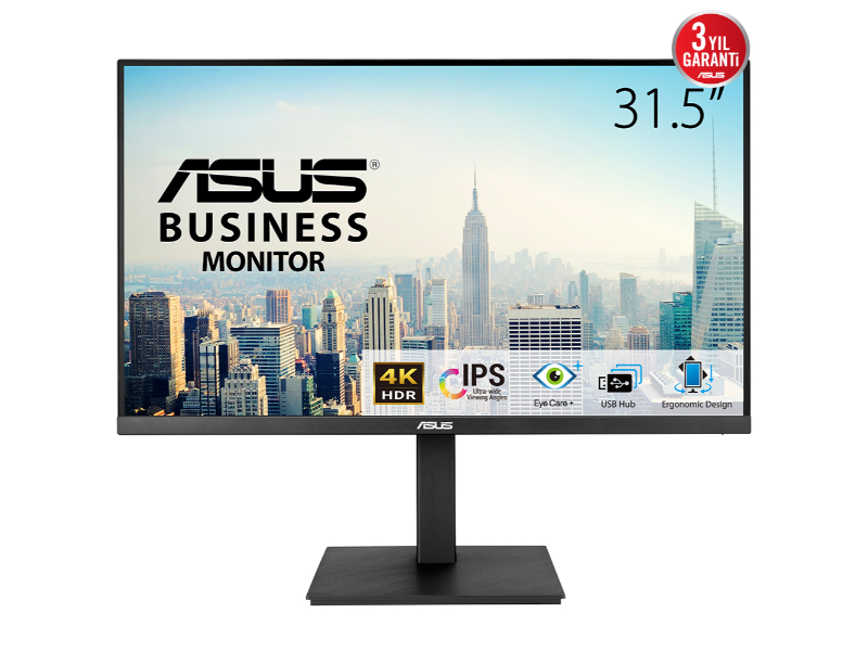 Asus VA32UQSB 32¨ 4ms 60Hz Adaptive-Sync IPS 4K Ultra HD Monitör 90LM04W7-B01E70