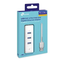 TP-Link UE330 USB 3.0 Gigabit Ağ Adaptörü İkisi Bir Arada USB Adaptör