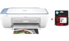 HP DeskJet Ink Advantage 2878 Çok Fonksiyonlu Renkli Yazıcı 70S63C + HP 653 Siyah Orijinal Kartuş