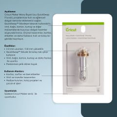 Cricut Maker Wavy Bıçak Ucu Quıckswap Yuvalı 2006838