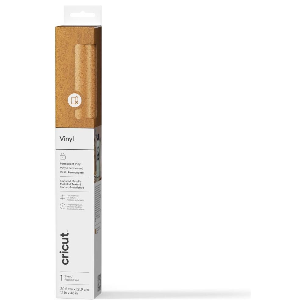 Cricut 2011834 Premium Vinil Kalici 30x120cm Dokulu Metalik Altin