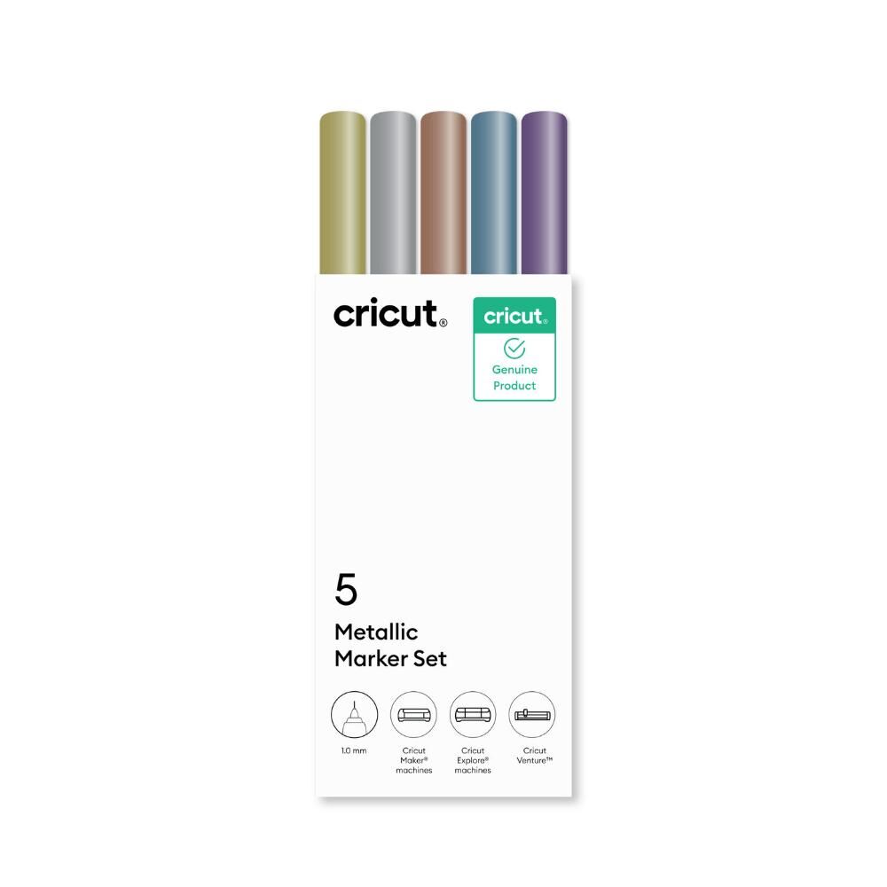 Cricut 2012168 Med Point Metallic Kalem Seti