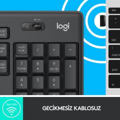 Logitech MK295 Kablosuz Sessiz Siyah Klavye Mouse Seti 920-009804