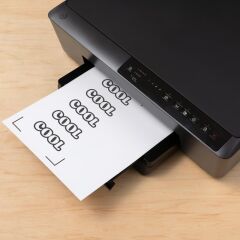 Cricut 2011884 Printable Vi̇ni̇l 21.5x28cm 12li̇ Paket Transparan