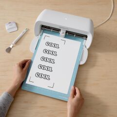 Cricut 2011884 Printable Vi̇ni̇l 21.5x28cm 12li̇ Paket Transparan