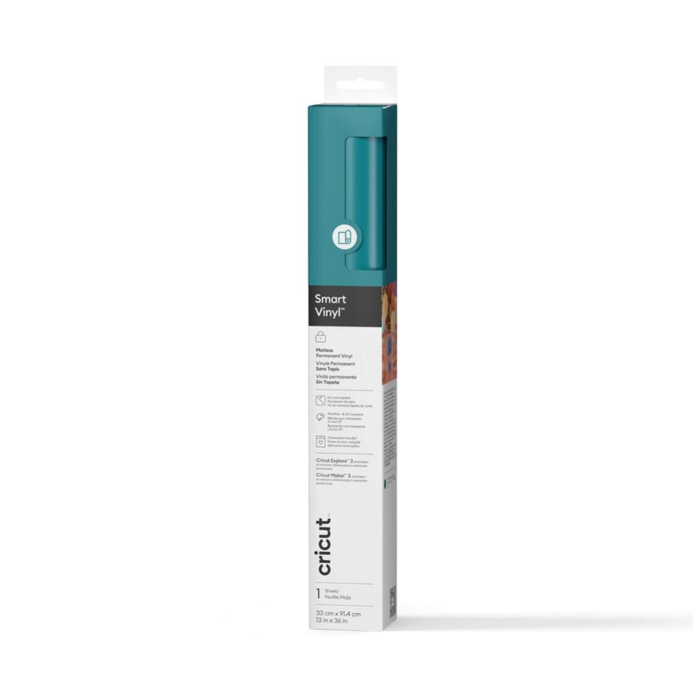 Cricut 2011600 Smart Vi·ni·l Kalici 33x91cm 1 Sayfa Aqua