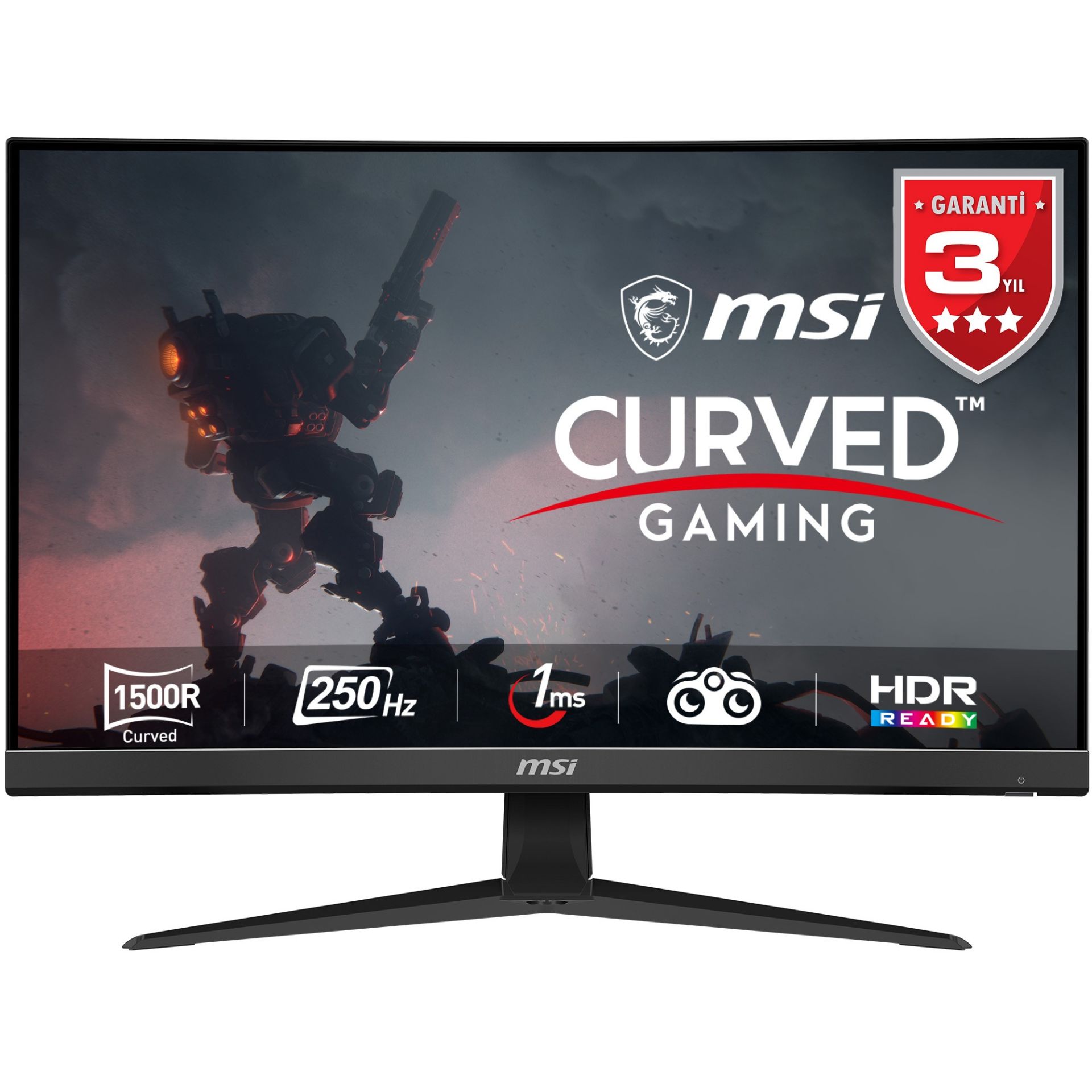 MSI G27C4X 27 VA FHD 250HZ 1MS FREESYNC PREMIUM CURVED GAMING MONITOR