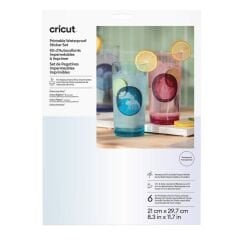 Cricut 2011892 Yazdirilabi̇li̇r Suya Dayanikli Transparan Çikartma Seti̇ - A4 - 6 Sayfa