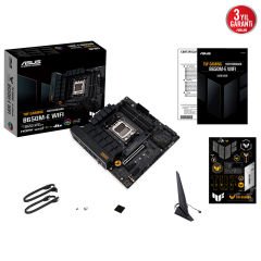 Asus TUF GAMING B650M-E WIFI AMD B650 AM5 DDR5 6400 2xDP HDMI Çift M2 USB3.2 AX WiFi-BT AURA RGB 2.5 90MB1FV0-M0EAY0