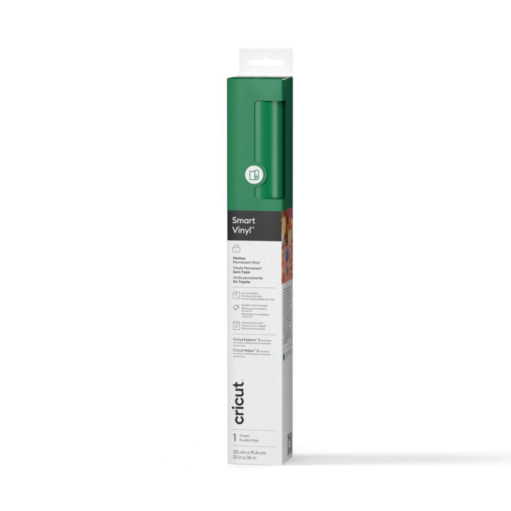Cricut 2011602 Smart Vinil Kalici 33x91cm 1 Sayfa Çimen Yeşili
