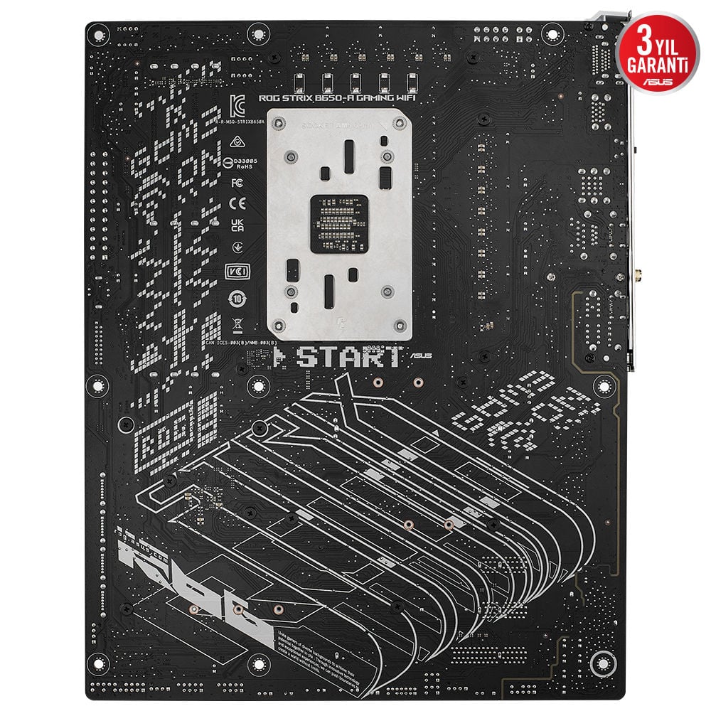 Asus ROG STRIX B650-A GAMING WIFI AM5 DDR5 6400 3xM.2 USB3.2 WiFi 6E BT 2.5G LAN ATX RGB Anakart 90MB1BP0-M0EAY0